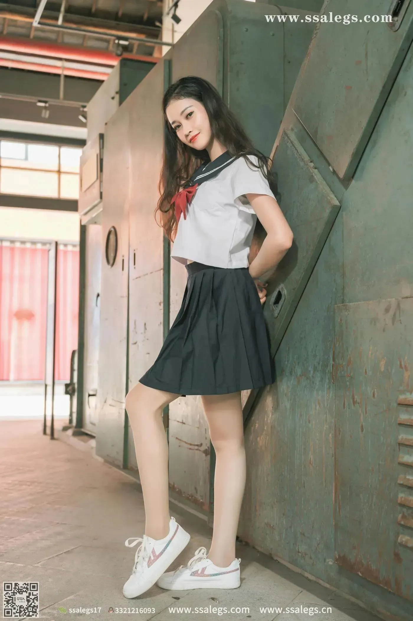 [SSA丝社]超清写真 NO.421 漫漫白色jk制服肉丝写真(上)[23] [51P]插图